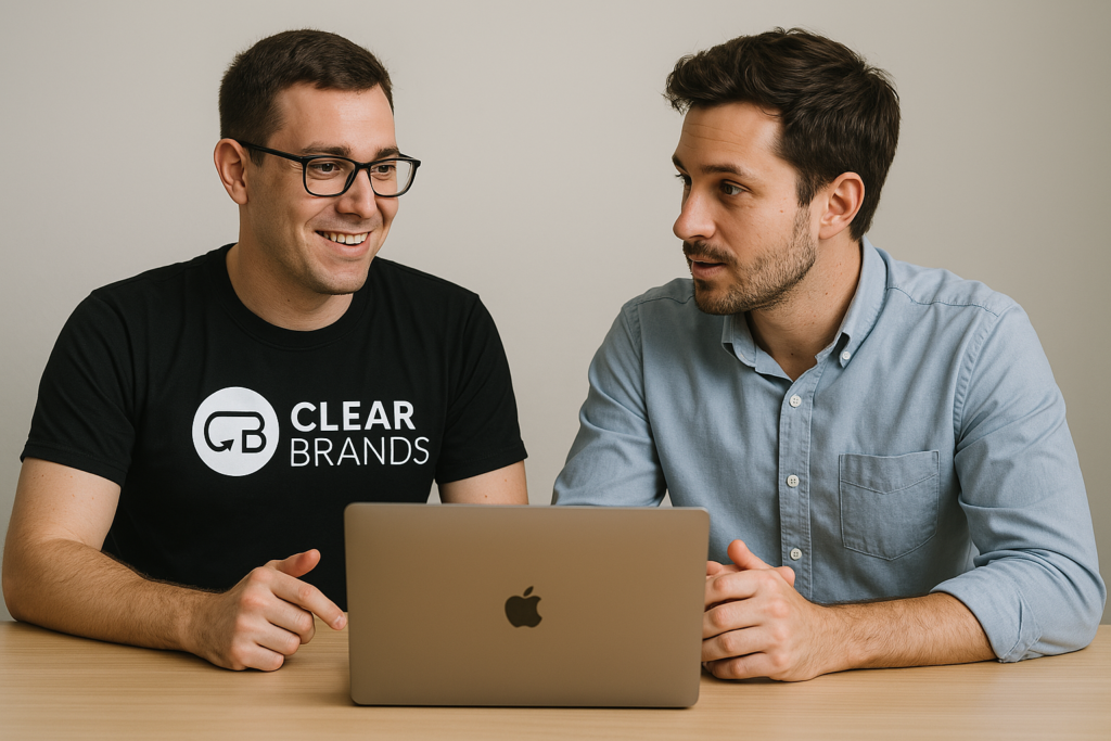 SEO Specialist Going Over A Project With A Client