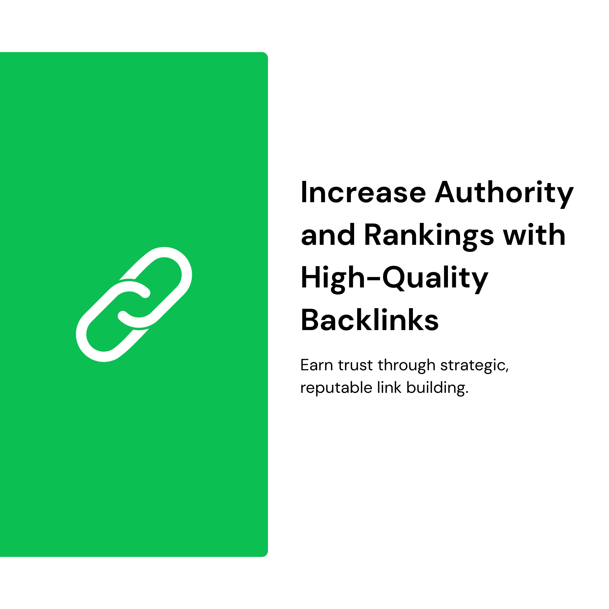 Increase Authority and Rankings with High Quality Backlinks