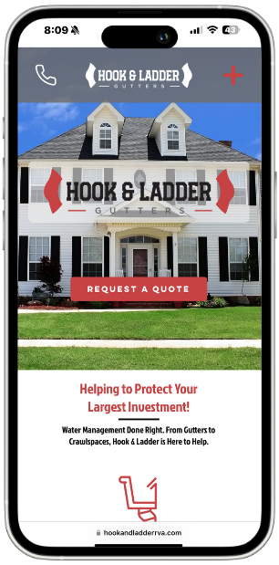 Hook & Ladder Mobile Website